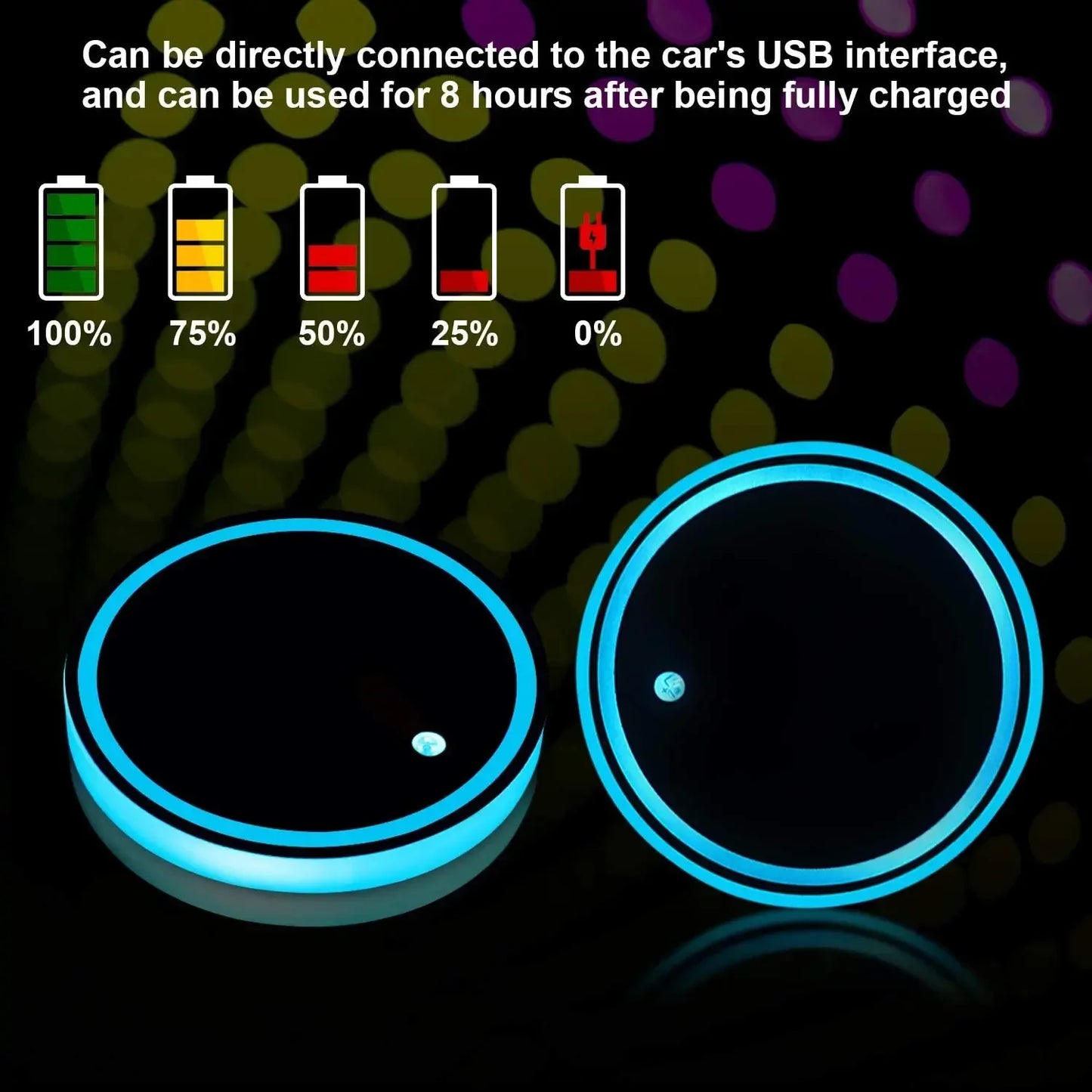 GlowGrip Coasters