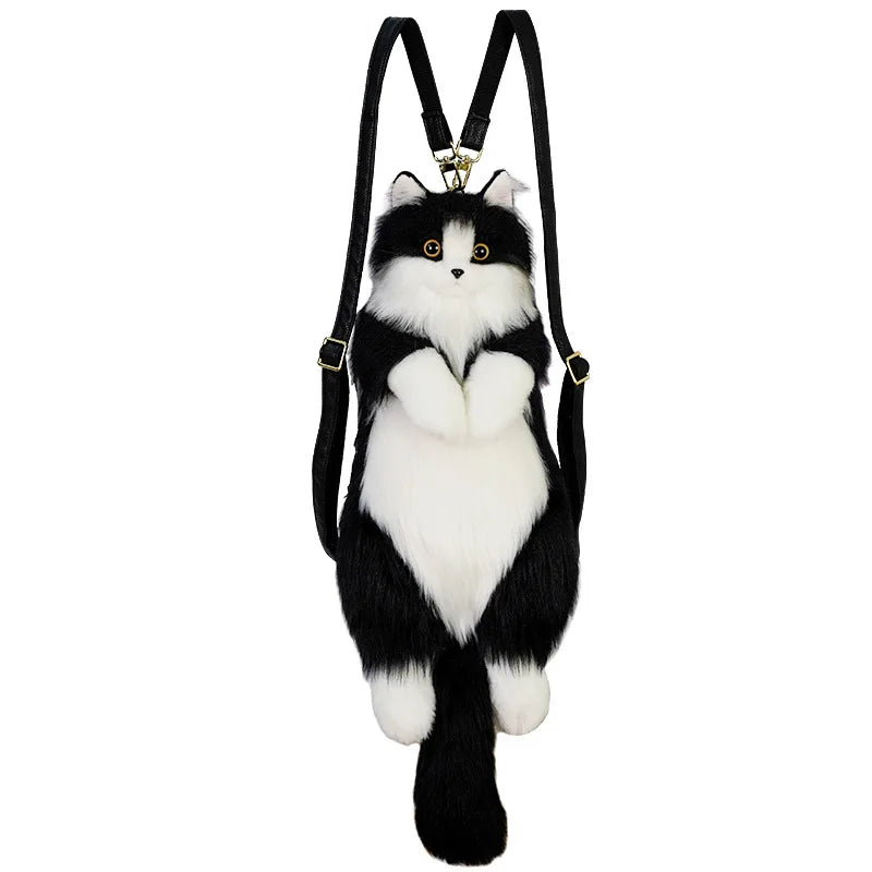 MidnightMochi Cat Plush Backpack