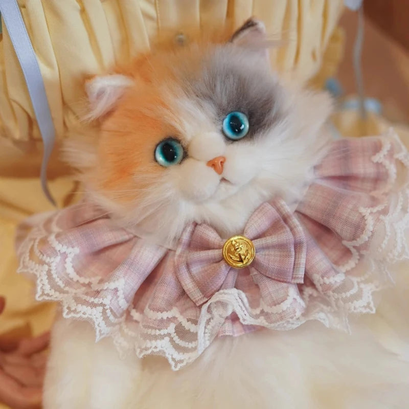 PeachyPaws Cat Plush Backpack