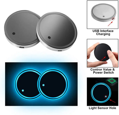 GlowGrip Coasters