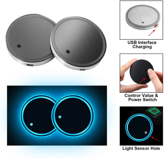GlowGrip Coasters