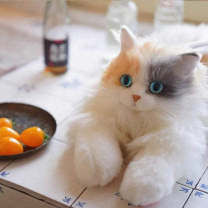 PeachyPaws Cat Plush Backpack